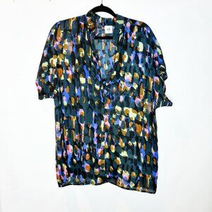 CAbi | Sabine Watercolor 3143 Semi-sheer Chiffon